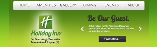 Holiday Inn Website